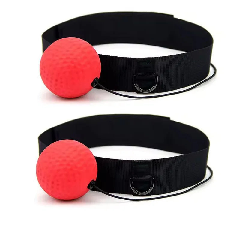 Boxing Training Ball Kid Box Ball Single Game with Headband Parent-Child Interaction Boxing Reflex Ball for Reaction Punching