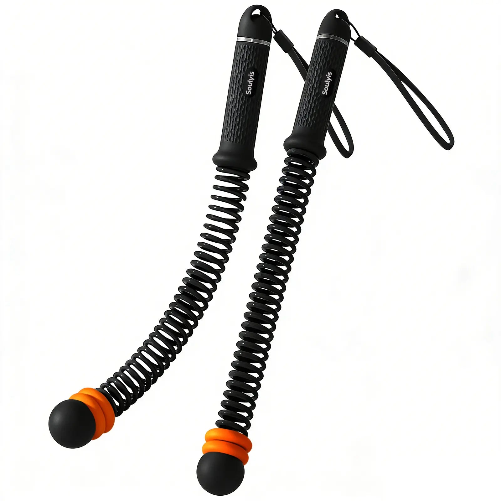 Soulyis Cordless Battle Ropes Is a Wireless Home Gym Resistance Rope - a Gender-Neutral Fitness Equipment Designed for High-Intensity Interval Training, a Full-Body Exercise Equipment That Requires No Jumping,