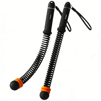Soulyis Cordless Battle Ropes Is a Wireless Home Gym Resistance Rope - a Gender-Neutral Fitness Equipment Designed for High-Intensity Interval Training, a Full-Body Exercise Equipment That Requires No Jumping,