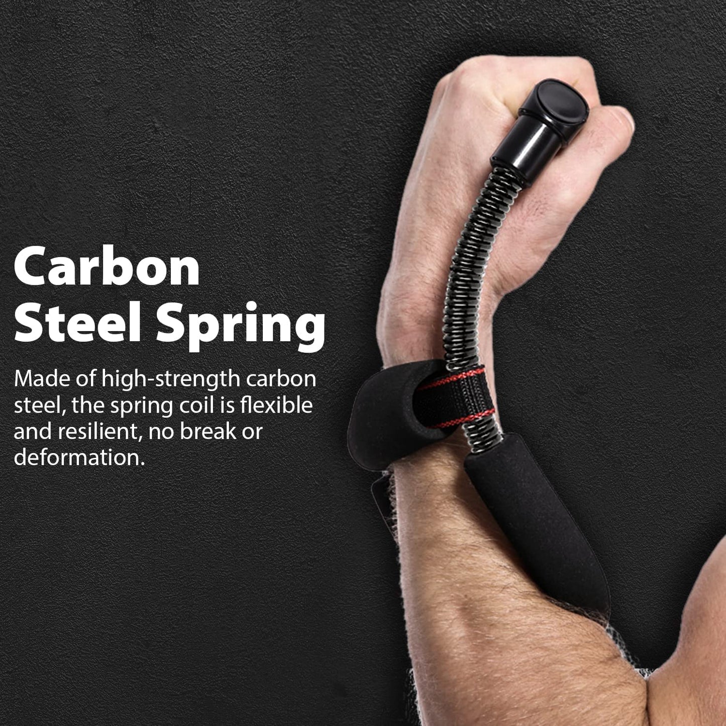 Forearm Strengthener Forearm Wrist Strengthener Exerciser with Adjustable Tension for Improving Strength - Hand Developer Arm Grip Workout Strength Trainer Home Gym Workout Equipment for Starter and Pro