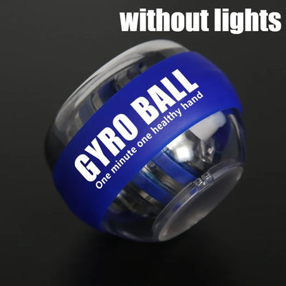 LED Wrist Ball Centrifuge Gyro Wrist Press Automatic Start Range Gyro Ball Arm Hand Muscle Strength Forearm Trainer Fitness Equi