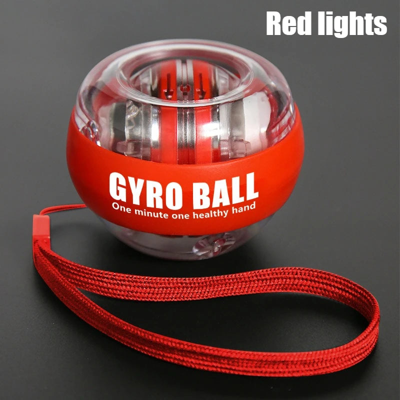 LED Wrist Ball Centrifuge Gyro Wrist Press Automatic Start Range Gyro Ball Arm Hand Muscle Strength Forearm Trainer Fitness Equi