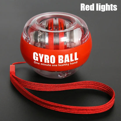 LED Wrist Ball Centrifuge Gyro Wrist Press Automatic Start Range Gyro Ball Arm Hand Muscle Strength Forearm Trainer Fitness Equi