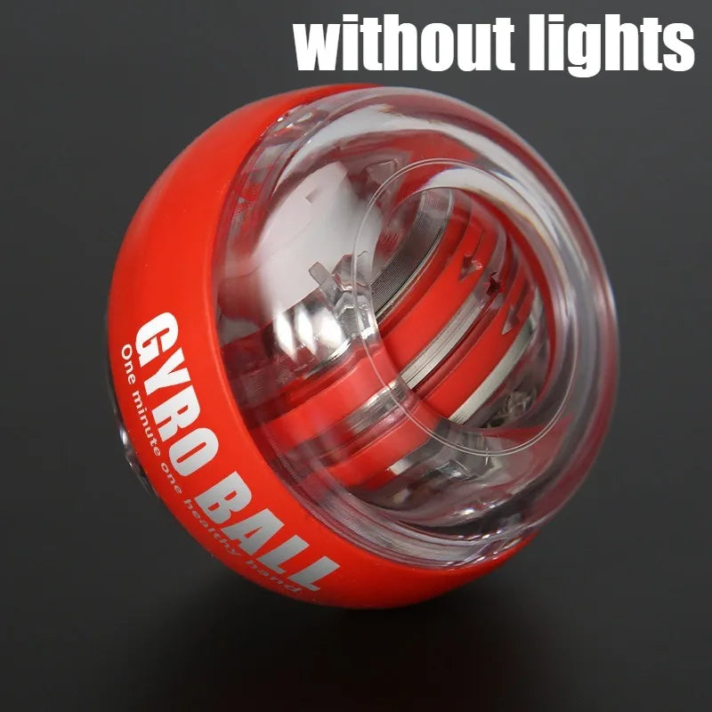 LED Wrist Ball Centrifuge Gyro Wrist Press Automatic Start Range Gyro Ball Arm Hand Muscle Strength Forearm Trainer Fitness Equi