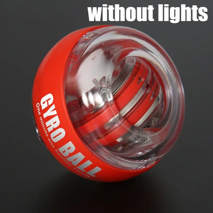 LED Wrist Ball Centrifuge Gyro Wrist Press Automatic Start Range Gyro Ball Arm Hand Muscle Strength Forearm Trainer Fitness Equi