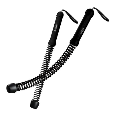 Soulyis Cordless Battle Ropes Is a Wireless Home Gym Resistance Rope - a Gender-Neutral Fitness Equipment Designed for High-Intensity Interval Training, a Full-Body Exercise Equipment That Requires No Jumping,