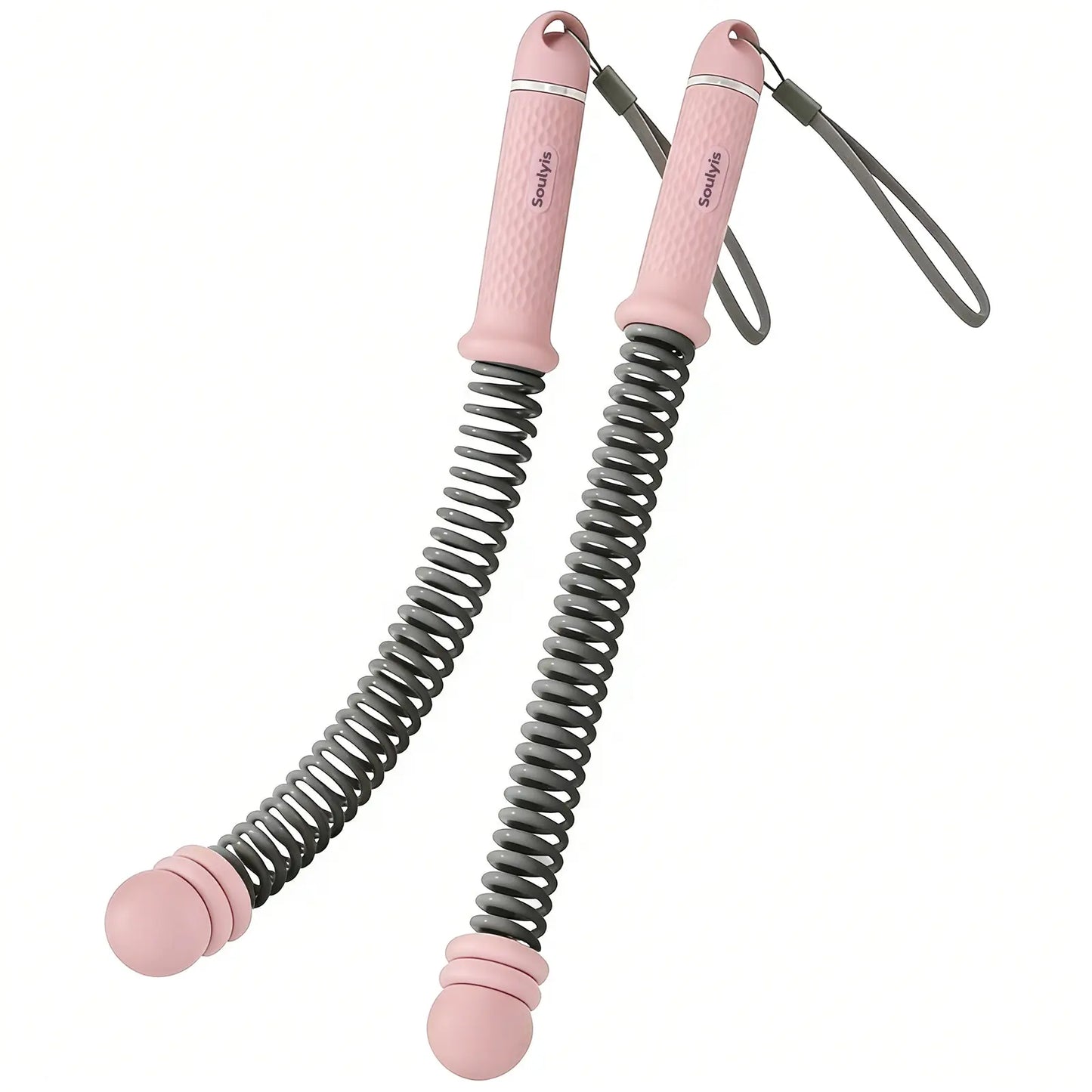 Soulyis Cordless Battle Ropes Is a Wireless Home Gym Resistance Rope - a Gender-Neutral Fitness Equipment Designed for High-Intensity Interval Training, a Full-Body Exercise Equipment That Requires No Jumping,