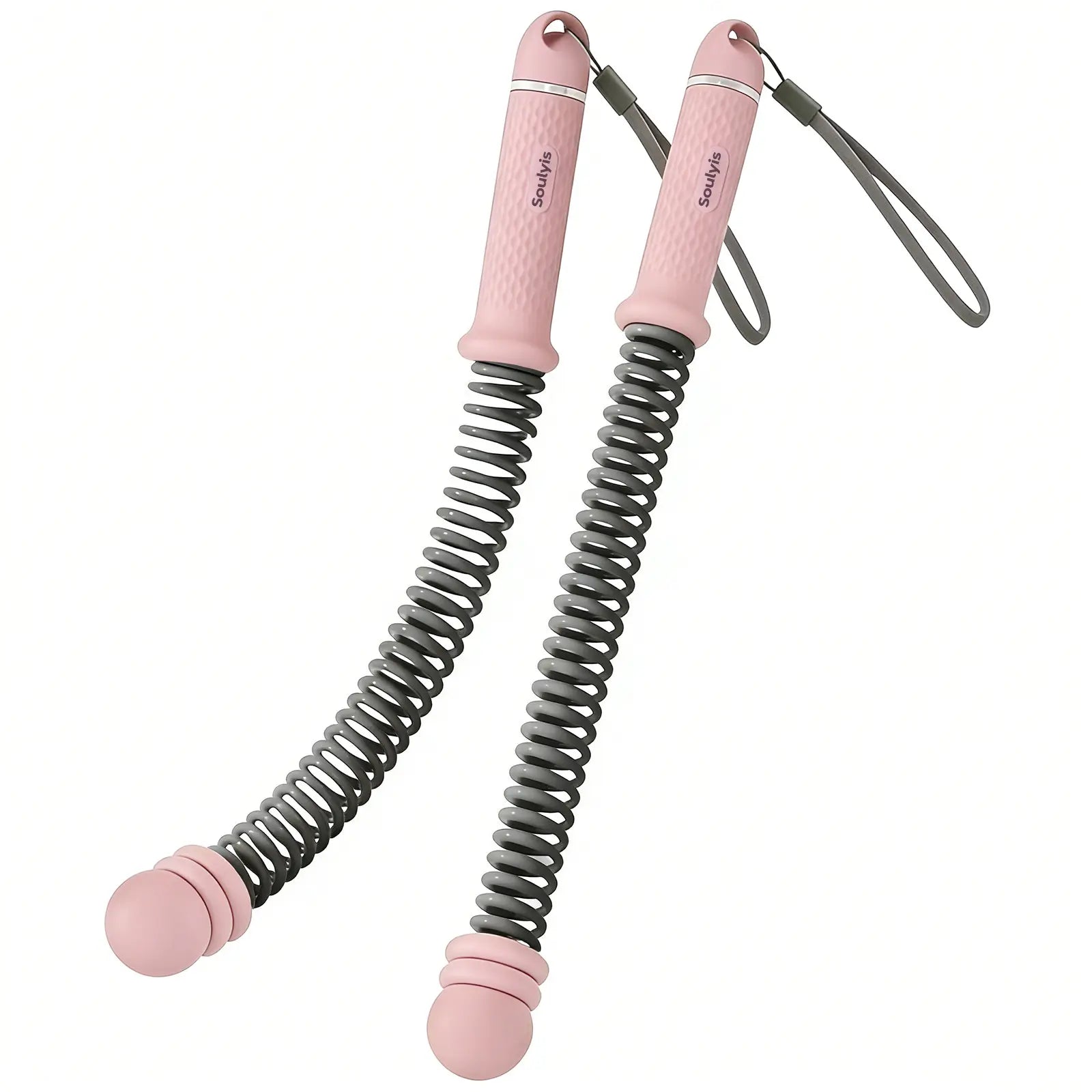 Soulyis Cordless Battle Ropes Is a Wireless Home Gym Resistance Rope - a Gender-Neutral Fitness Equipment Designed for High-Intensity Interval Training, a Full-Body Exercise Equipment That Requires No Jumping,