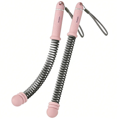 Soulyis Cordless Battle Ropes Is a Wireless Home Gym Resistance Rope - a Gender-Neutral Fitness Equipment Designed for High-Intensity Interval Training, a Full-Body Exercise Equipment That Requires No Jumping,