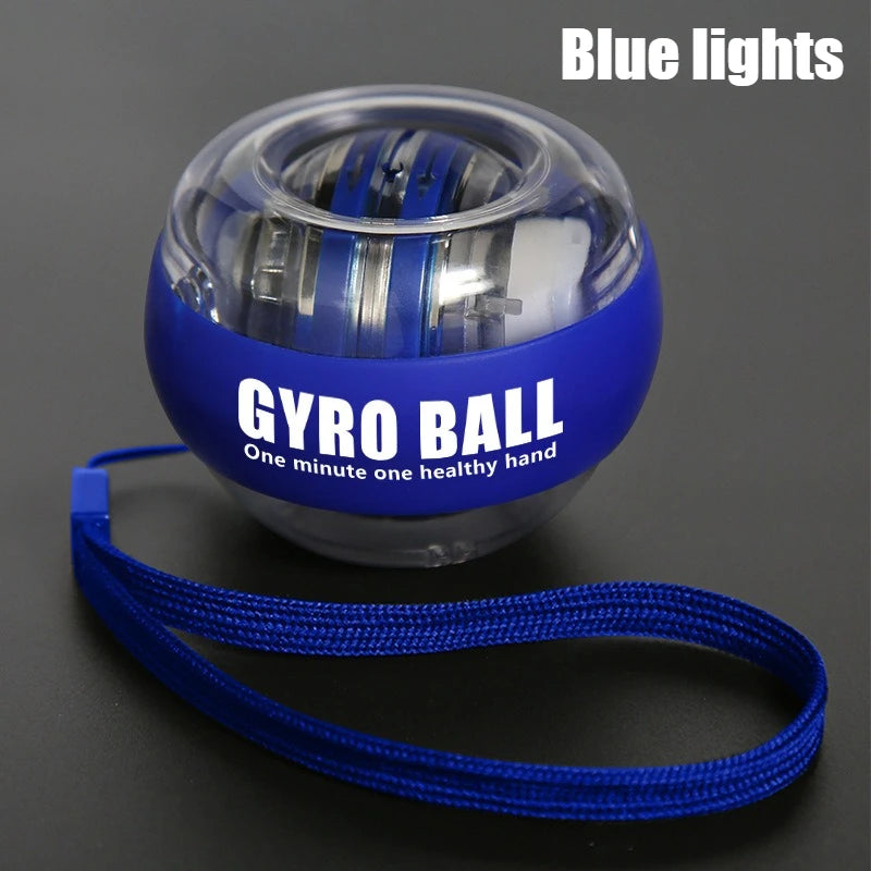 LED Wrist Ball Centrifuge Gyro Wrist Press Automatic Start Range Gyro Ball Arm Hand Muscle Strength Forearm Trainer Fitness Equi