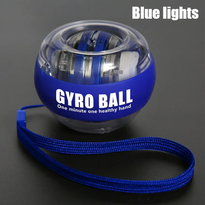 LED Wrist Ball Centrifuge Gyro Wrist Press Automatic Start Range Gyro Ball Arm Hand Muscle Strength Forearm Trainer Fitness Equi