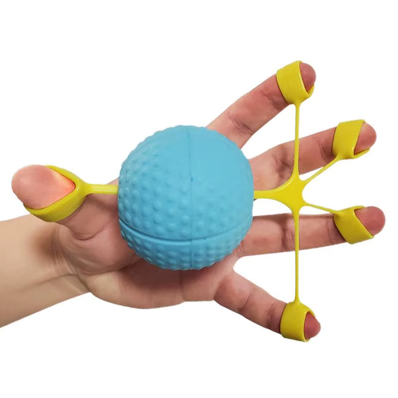 Finger Grip Ball Massage Rehabilitation Training Elderly Exercise Ball Hand Finger Strength Grip Device Hemiplegia