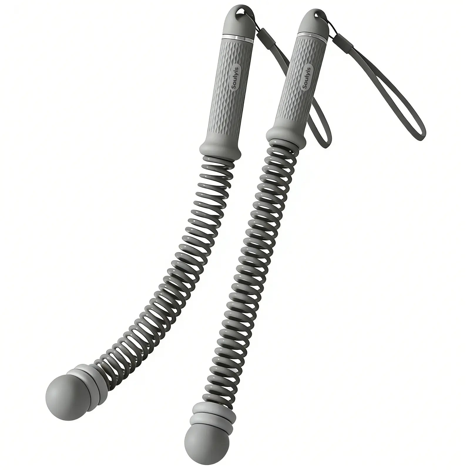 Soulyis Cordless Battle Ropes Is a Wireless Home Gym Resistance Rope - a Gender-Neutral Fitness Equipment Designed for High-Intensity Interval Training, a Full-Body Exercise Equipment That Requires No Jumping,